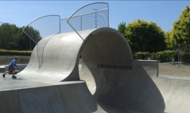 Livingston Livi Skatepark in Scotland