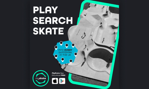 Skateboard GB have an app available on iOS and Android
