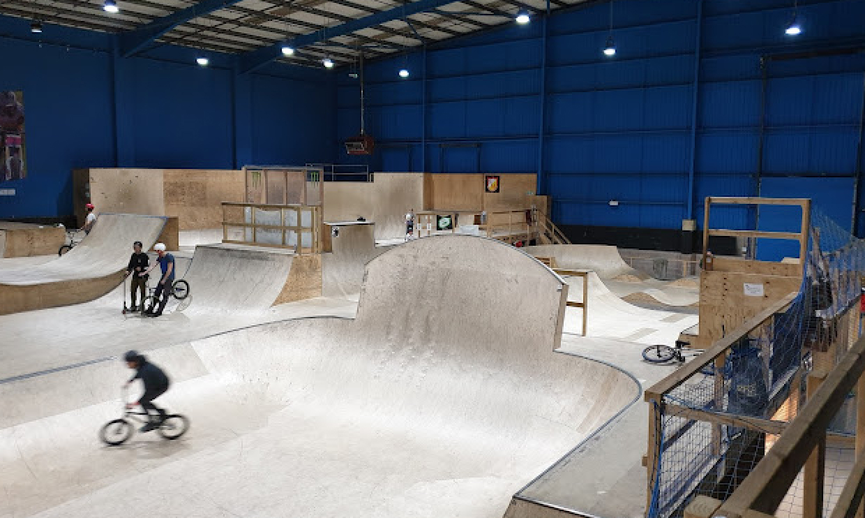 Indoor skate park RampWorld in Cardiff