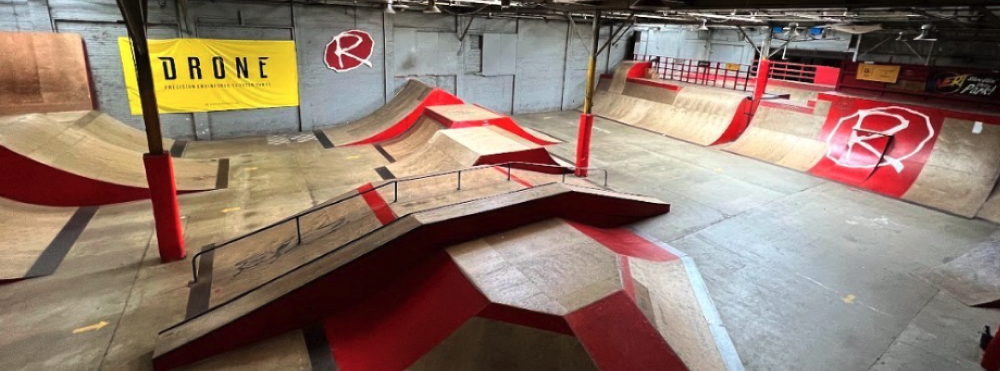 Big indoor skatepark in the UK
