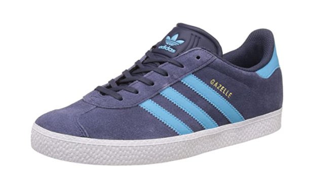 blue adidas gazelle trainers