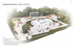 Illustration of Hereford skatepark