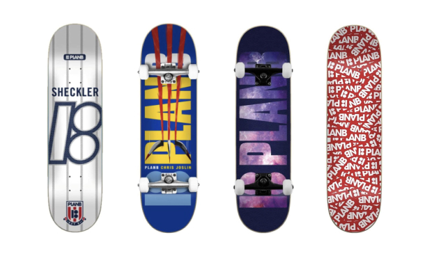 Plan B skateboard deck designs
