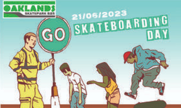 Go skateboarding Birmingham poster